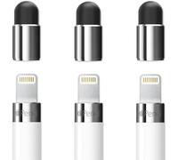 [2 In 1 For Apple Pencil Cap Replacement/As Stylus For All Touch Screen Tablets/Cell Phones (Pack Of 3)[STY9131767]