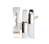 2-in-1 Foundation Foundation with Brush, Long-lasting, for Normal to Dry and Combination Skin (Ivory White) Luminous Natural Finish,