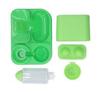 2 in 1 FountainSemi Automatique Autochate de Chats, Grande capacité à Sec filtreuse à la Nourriture détachable Alimentation et Distributeur d'eau Ensemble pour Chiens Chiots Chats