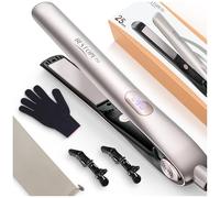 2 in 1 Hair Straightener Ceramic Coating Anti-Static LCD Display