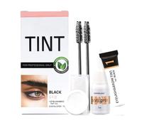 2-In-1 Lash and Brow Makeup Kit, Instant Natural Bushy Effect DIY Hair Coloring for Salon Home Use - Up to 6 Applications (Black)
