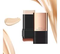 2 in 1- Luxury Anti-Wrinkle Foundation Stick, Korean Foundation Stick with Brush, Korea Flawless Eraser Foundation Stick, Korean Foundation Stick, Foundation Stick Korean(01,2)