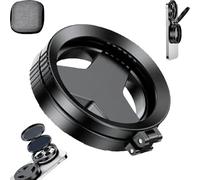 2-in-1 Magnetic CPL & Star Filter Lens, 52mm Universal Phone Camera Filter Kit, 52mm Phone Lens Cpl Polarizer Filters, Anti-Glare HD Len, Compatible with Most Smartphones (Polarized Lens)