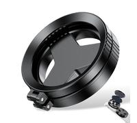 2-in-1 Magnetic CPL & Star Filter Lens, 52mm Universal Phone Camera Filter Kit with Polarizer & 6-Point Star Effect, Magnetic Mount Adapter Compatible with Most Smartphones (Dual Lens)