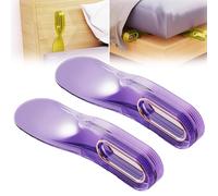 2 in 1 Mattress Lifter & Bed Sheet Tucker Tool, 2-Pack 2 in 1 Bed Maker Tool, Ergonomic Mattress Lifting Wedge, Effortless Sheet Tucking, Bed Making Helper for Seniors Hotels & Home (Purple*2)