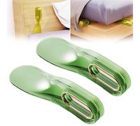 2 in 1 Mattress Lifter & Bed Sheet Tucker Tool, 2-Pack 2 in 1 Bed Maker Tool, Ergonomic Mattress Lifting Wedge, Effortless Sheet Tucking, Bed Making Helper for Seniors Hotels & Home (Green*2)