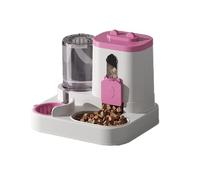 2-in-1 Pet Feeder and Water Dispenser, 2 in 1 Design, Large2.2L/ 3.3L Self Feeding Station for Small Medium Dog Cat (Pink*2200ML)