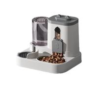 2-in-1 Pet Feeder and Water Dispenser, 2 in 1 Design, Large2.2L/ 3.3L Self Feeding Station for Small Medium Dog Cat (Gray*2200ML)