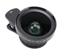 2-in-1 Phone Lens Kit 0.45X Wide Angle & 12.5X Macro Clip-On for Selfies & Landscape