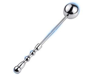 2-IN-1 Plug Anal en Métal Plugs Anals,235mm Gode Anal avec Perles Anales & Poignée,Anale Extenseur Homme,Plug Anale,Extenseur Femme,Godemichets Femme (Ø：50mm)