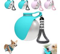 2-in-1 Portable Dog Water Bottle, 2026 Upgrade Foldable Pet Water Bottle with Silicone Bowl for Small Dogs, 285ML Pet Water Bottle, Ideal for Walking, Hiking & Travels (B)