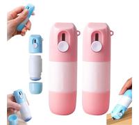 2 in 1 Privacy Wipe Box Cutter,Thermal Paper Correction Fluid,Thermal Paper Eraser Pen and Cutter,Thermals Papers Data Eraser Pen,Privacy Protection for Package Labels Bills (Pink*2)