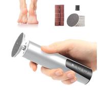2-in-1 Râpe Électrique Pied, 6 Vitesses Réglables avec, Rapeus Pied Electrique Puissante avec Tête de Meulage,pour Femmes et Hommes (White)