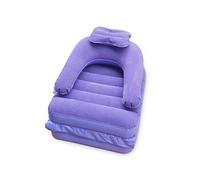 2 in 1 Single Flocking Inflatable Sofa Home Multifunctional Outdoor Inflatable Bed Dual Use Outdoor Recliner