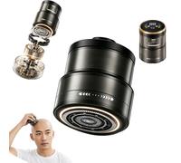 2-In-1 Smart Electric Bald Head Shaver and Beard Trimmer With Digital Display, 360° Floating Head Rechargeable Shaver, Dual Speed Settings, for Bald Men, Face, Beard and Body Grooming，1pc