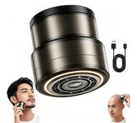 2-in-1 Smart Electric Bald Head Shaver and Beard Trimmer with Digital Display, Portable Electric Shaver for Men, 360° Floating Head Dual-Speed Groomer for Bald Men, Face, Beard