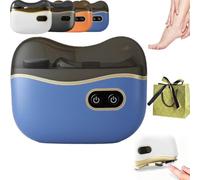 2-in-1 smart electric nail clipper & polisher, Automatic Nail Trimming (Blue)