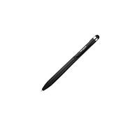 2 in 1 - Stylet / stylo à bille pour téléphone portable, tablette - noir