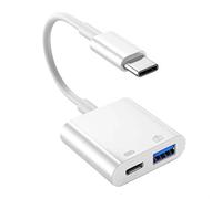 (2-in-1 Type-C) 2-in-1 Type-C LightningOTG AdapterFor iPhone1716 15 14 13 ProMax ipad To USB Cable 3.0 ConverterMouseKeyboardCameraCardReade