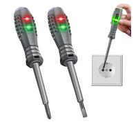 2-in-1 Voltage Tester Screwdriver,High Torque Strong Magnetic Screwdriver,Two-Tone Luminous Magnetic Screwdriver,Voltage Test Magnetic Screwdriver,Reactive Electric Test Pen