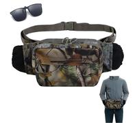 2 in 1 Warm Gloves Waist Bag,Hand Warming Muff Fanny Pack,Winter Cold Gloves Bag for Outdoor Camping,Hiking,Fishing (Green)