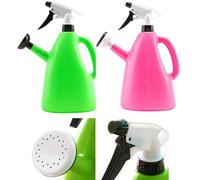 2 in 1 Watering Can with Sprayer, Dual-Purpose Sprinkler Watering Can, Multifunctional Garden Sprayer, 1L Plastic Watering Can Indoor Garden Plants Pressure Spray Water Kettle for Flowers, Succulents