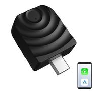 2 in 1 Wireless CarPlay Adapter for iPhone and Android Auto - Plug & Play, Quick Connection, Compatible with Cars from Year of Build 2016, Apple CarPlay Dongle for iOS (Type-C Port)