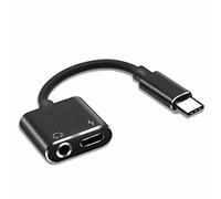 2 in1 3.5mm Headphone Jack Adaptor/Connector Charger Earphone Aux o Charge Adaptor