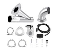 2-inch exhaust cut-off valve kit Stainless steel electric exhaust valve with remote control Increased horsepower and sound control(3inch)