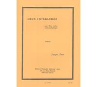 2 Interludes pour flûte, violon et clavecin
