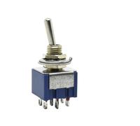 2 interrupteurs à bascule de 6 mm, unipolaire à deux positions, étanches, for outil électronique ON-OFF-ON 6A(ON-OFF-ON 6pin)