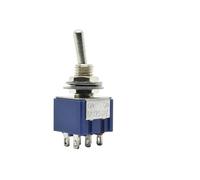 2 interrupteurs à bascule de 6 mm, unipolaire à deux positions, étanches, for outil électronique ON-OFF-ON 6A(ON-ON 6pin)