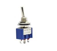 2 interrupteurs à bascule de 6 mm, unipolaire à deux positions, étanches, for outil électronique ON-OFF-ON 6A(ON-OFF-ON 3pin)