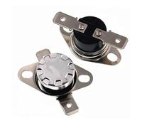 2 interrupteurs de contrôle de température normalement ouverts/fermés (100℃/90℃/110℃/120℃/130℃/140℃/150℃/160℃/170℃/175℃/180℃) avec capteur de thermostat en bakélite KSD301(115 degree,Normal closed)