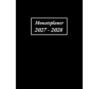2 Jahres Kalender 2027 2028: Monatsplaner von Januar 2027 ezember 2028 | 24 Monate Terminkalender mit Feiertagen | 1 Monat auf 2 Seiten - Format a4