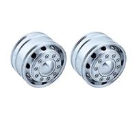2 Jantes de Roue motrice/roulements en métal de 20 mm/25 mm de Largeur for camions radiocommandés Tamiya 1/14, Scania 770S, Volvo FH16 et Man.(E 2pcs 25mm Bearing)