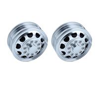 2 Jantes de Roue motrice/roulements en métal de 20 mm/25 mm de Largeur for camions radiocommandés Tamiya 1/14, Scania 770S, Volvo FH16 et Man.(C 2pcs 20mm Bearing)
