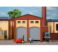 2 Jaune Brique Murs, 2 Rouleau Portes Et 2 Gates Ho / Jauge D'Oo Auhagen 80629