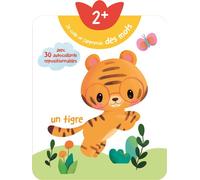 2+ Je colle et j'apprends des mots - tigre - Collectif - Tam-Tam - broché - Livre-jeu