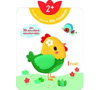 2+ Je colle et j'apprends des nombres - poule