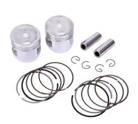 2 Jeux de 53 mm 53,25 mm 53,5 mm 53,75 mm 54 mm STD +25 +50 +75 +100 Kit de Pistons et d'anneaux compatibles avec Les modèles de Motos CMX250C A AC CMX250C2 A AC CMX250X(2X 0.25 Piston Ring)