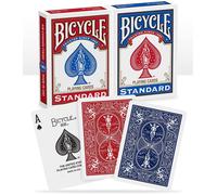 2 Jeux de 54 cartes Rider Back Standard - Magie / Carte Magie - Rouge et Bleu