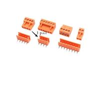 2 jeux de bornes à vis PCB HT3.96mm 10A 300V HT396K, fiche Orange 2-12P(Curved needle,2P)