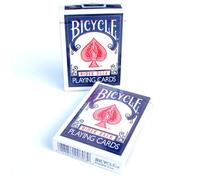 2 Jeux de Cartes BICYCLE "rider back" bleues