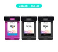2 jeux de cartouches d'encre 301 XL pour imprimantes HP 301XL pour HP Deskjet 2540 2541 2542 2543 2544 2546 1000 1010 1011 Envy 55302Black and 1Color
