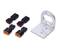 2 Jeux De Pièces De Voiture Rc: 1 Jeu De Siège Moteur Réglable 540 Et 1 Jeu De Connecteurs De Prise De Type T, Connecteur De Batterie Au Lithium Polymère Rc