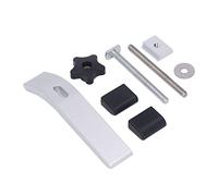 2 jeux de pinces de maintien à rail en T, pinces de menuiserie en alliage d’aluminium pour fraiseuses CNC et perceuses à colonne, 6,3 pouces de longueur avec embouts en plastique