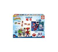 Educa Borrás - Superpack Spidey & His Amazing Friends - 2 jeux éducatifs basiques et 2 puzzles