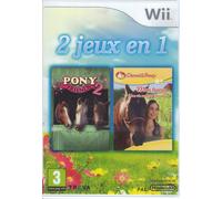 2 Jeux En 1 : Pony Friends 2 + Mon Haras, Une Vie Avec Les Chevaux Wii