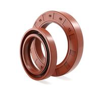 2 joints d'huile à double lèvre en caoutchouc fluoré TC, diamètre intérieur 40 mm, diamètre extérieur 55 mm, épaisseur 12 mm, joint d'arbre FKM avec ressort,40x55x12mm